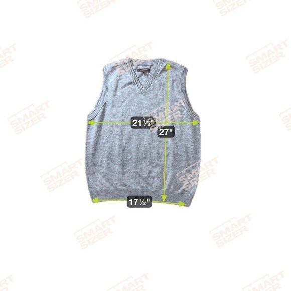 Nordstrom Mens V-Neck Sleeveless Sweater Vest L Made In Italy Vintage Baby Blue - Picture 5 of 7